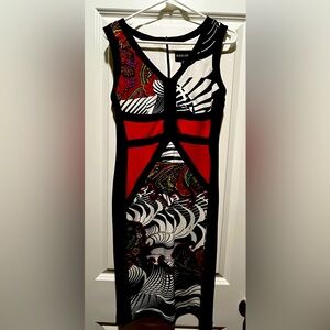 Frank Lyman contemporary print sheath